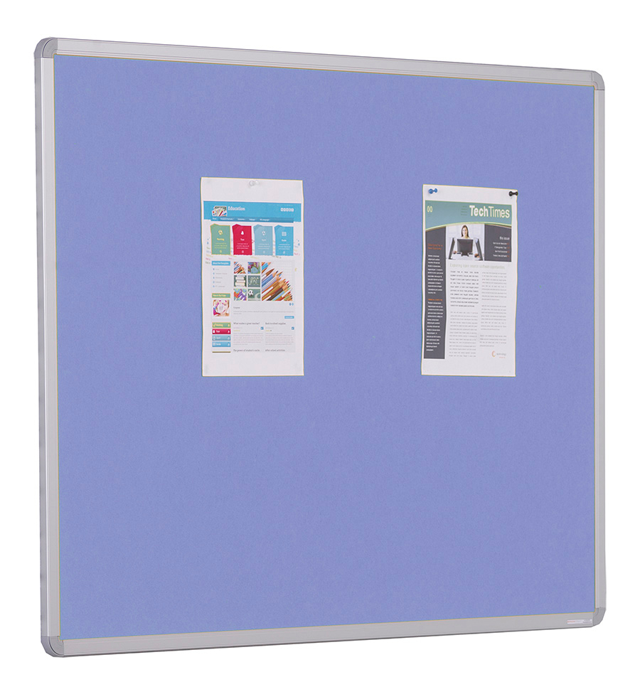 Accents Noticeboard Aluminium Framed in Lilac